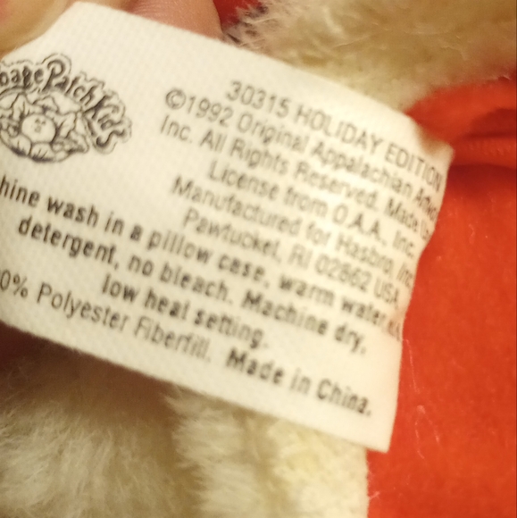 Cabbage Patch Kids Vintage Santa Baby Plush - Picture 7 of 7